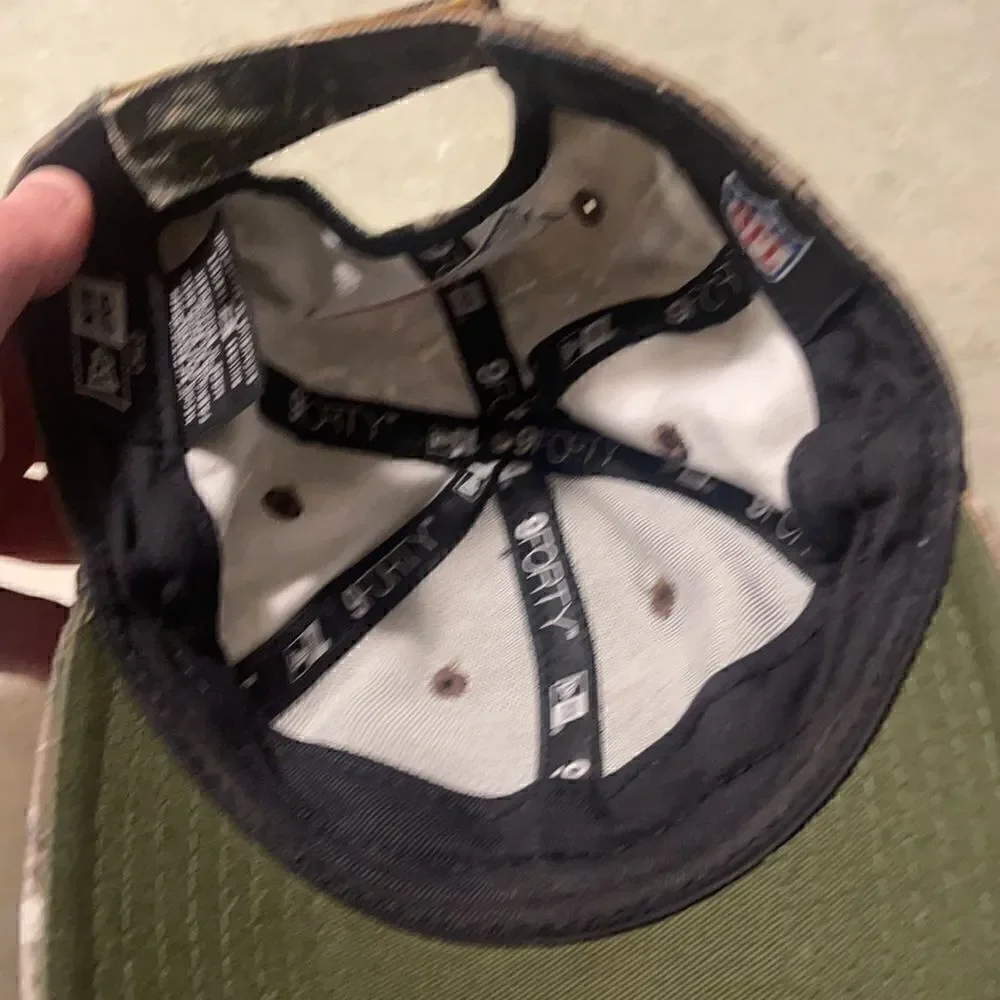 Kids 9Forty Patriots Camouflage Baseball hat. Size child.